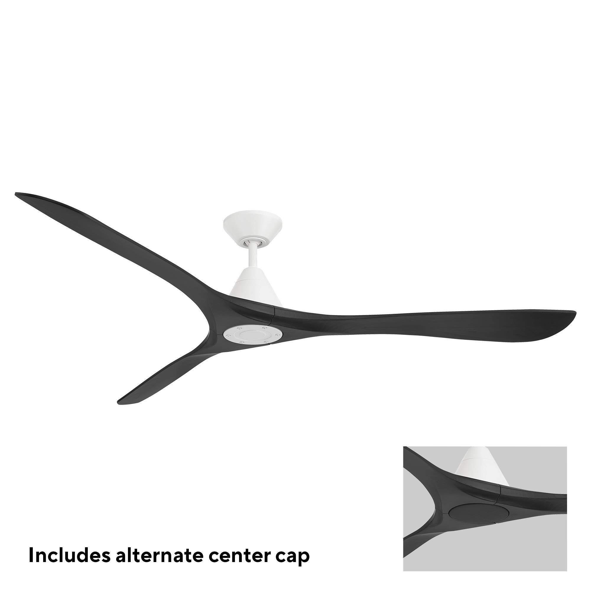 Modern Forms Carve 72 Inch Ceiling Fan - FR-D2504-72-MW/MB