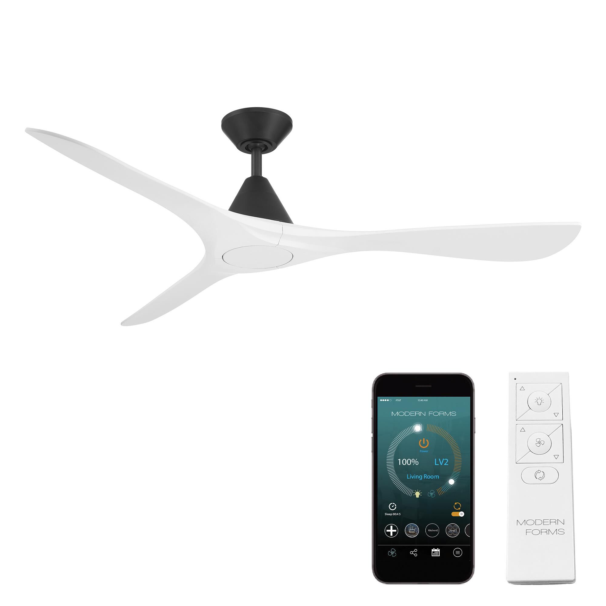 Modern Forms Carve 60 Inch Ceiling Fan - FR-D2504-60-MB/MW