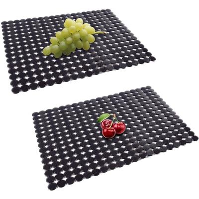 Spülbeckenmatte Küche, 2er Set zuschneidbare Spülbeckenmatten, dekorative Spülbeckenmatte, Image