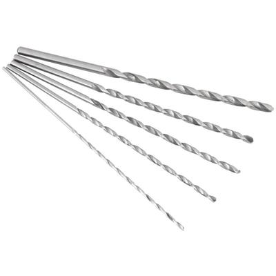 Dewin - 5 Stück 160 mm extra lange Spiralbohrer-Werkzeugsätze aus Hochgeschwindigkeitsstahl mit Image