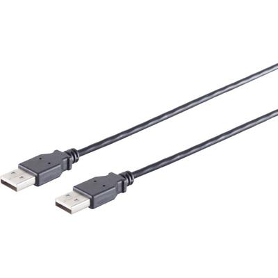 S-IMPULS USB-A Verbindungskabel 2.0 schwarz 0,5m Image