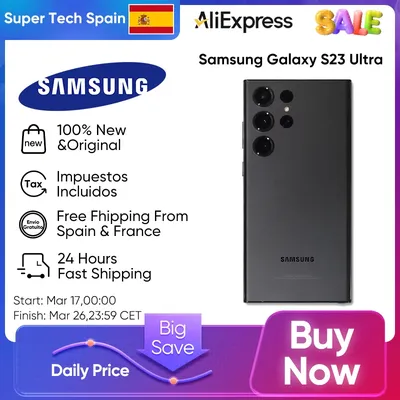 Samsung Galaxy S23 Ultra 12GB 256GB/512GB Smartphone Snapdragon 8 Gen 2 6.8 MP Qual Kamera Handy 120 "Hz Amoled