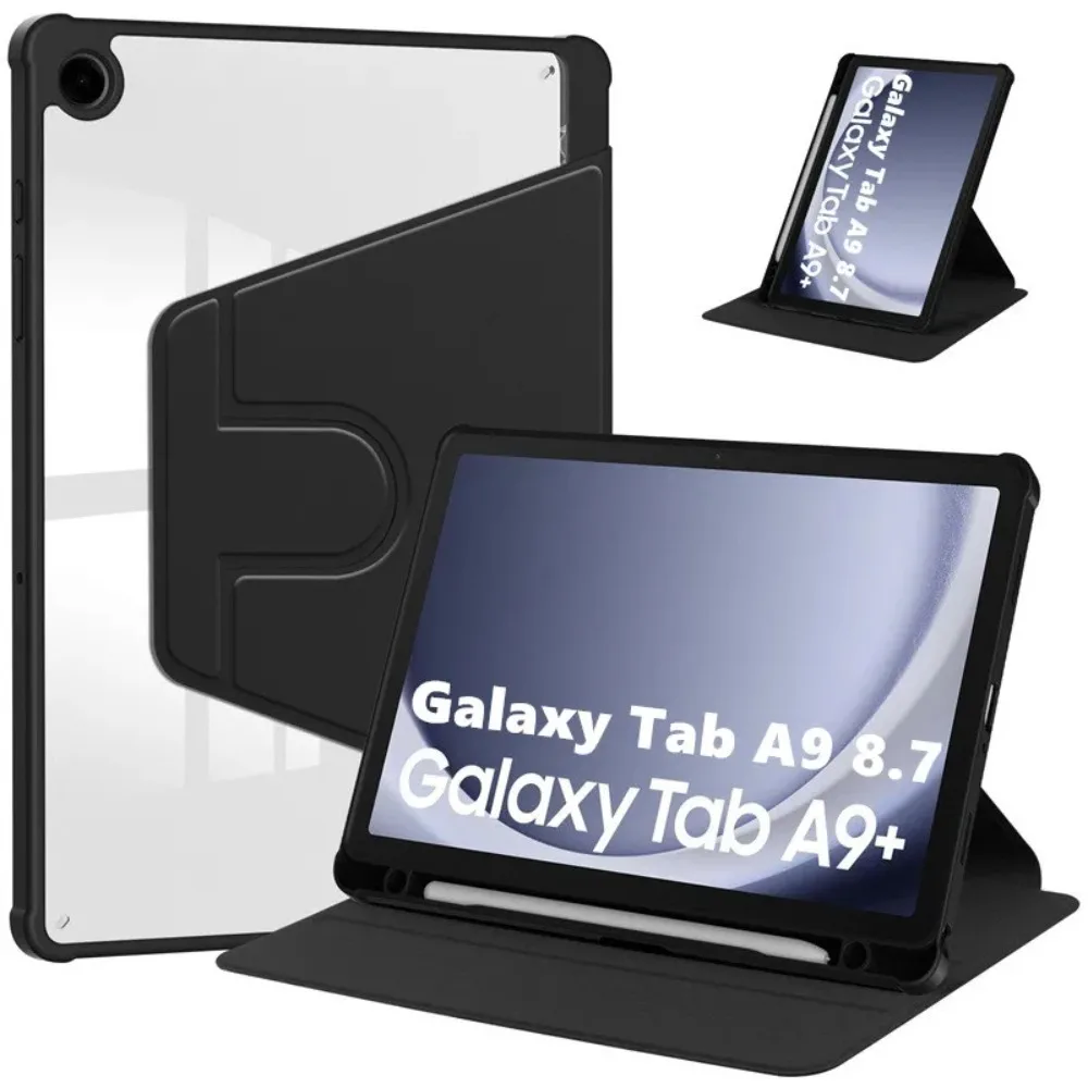 Für Samsung Galaxy Tab A9+ Plus 11 Zoll SM-X210 drehbar mit Stifthalter Smart Cover für Tablet Samsung A9 8,7 Zoll Tablet-Hüllen Image