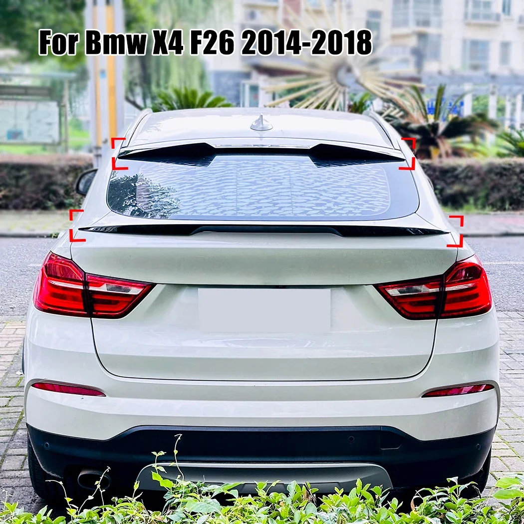 Heckspoiler Flügel Body Kit Tuning für BMW F26 X4 hochwertige abs Kunststoff MP-Stil 2014-2018 Auto Heckflügel Zubehör Image