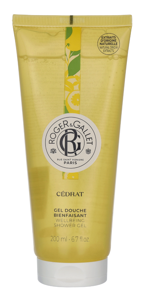 Roger & Gallet Cedrat Shower Gel. Image