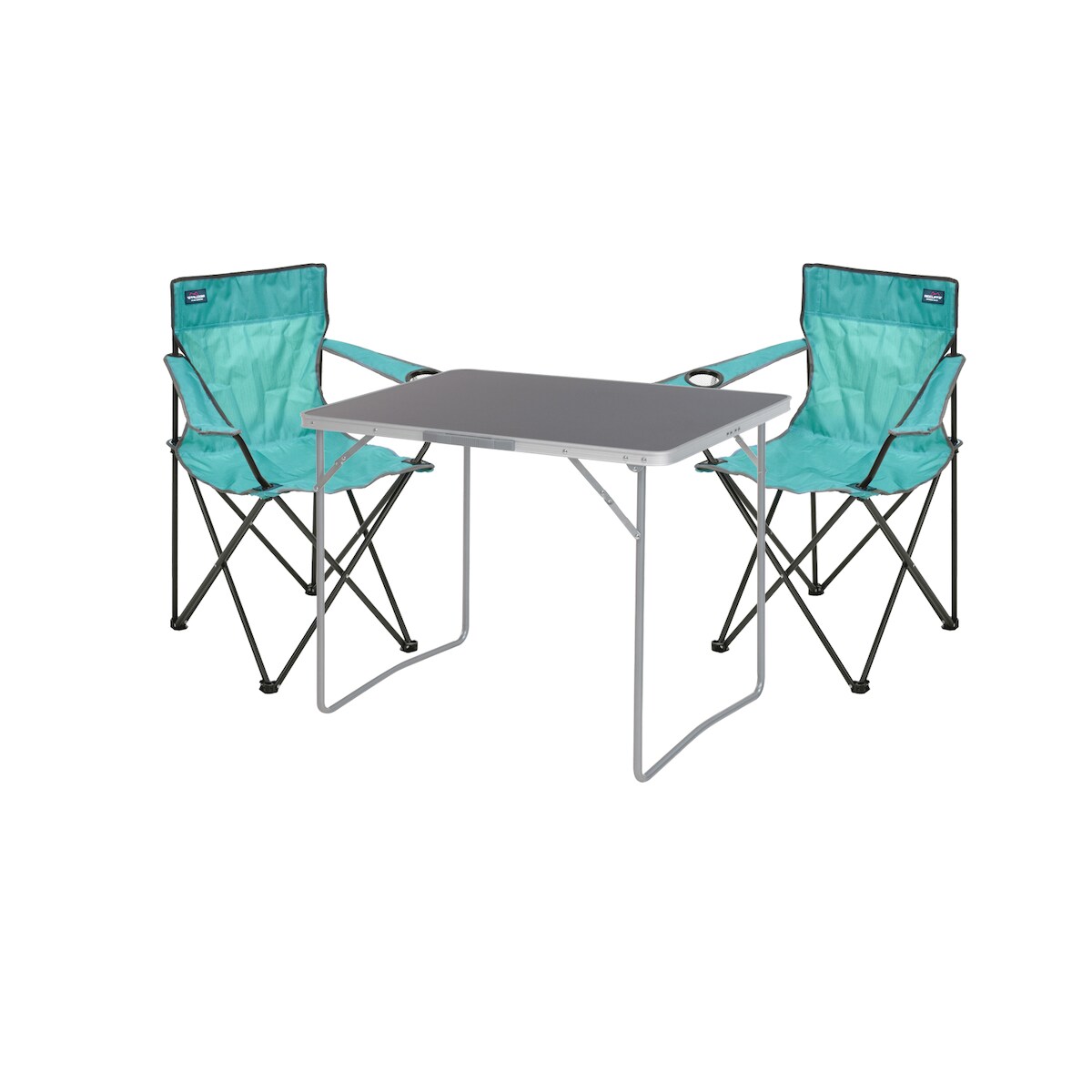 Mojawo 3er Campingmöbel Outdoor Camping Anglerstuhl Aluminium Tisch klappbar Image