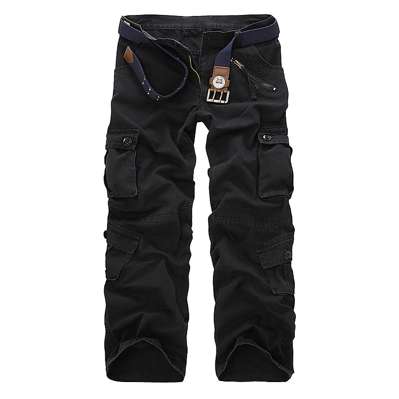 Men's Cargo Pants Cargo Trousers Tactical Pants Trousers Camo Pants Leg Drawstring Multi Pocket Camouflage Outdoor Work Streetwear Tactical Prairie camouflage naturals