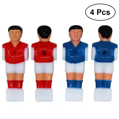 Football Player Table Soccer Mini Men Replacements Plastic Tabletop Puppet Figures Kids Game
