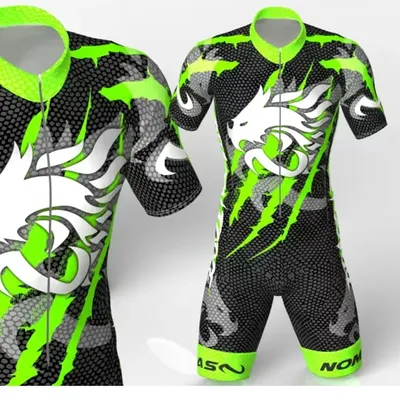 Men Team Triathlon Skate Suit Summer Skaters Speed Suit Inline Roller Racing Speed Skates Skating