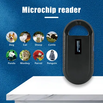 Handheld Bluetooth digital pet rechargeable animal FDX-B & ID64 chip RFID reader pet ID reader