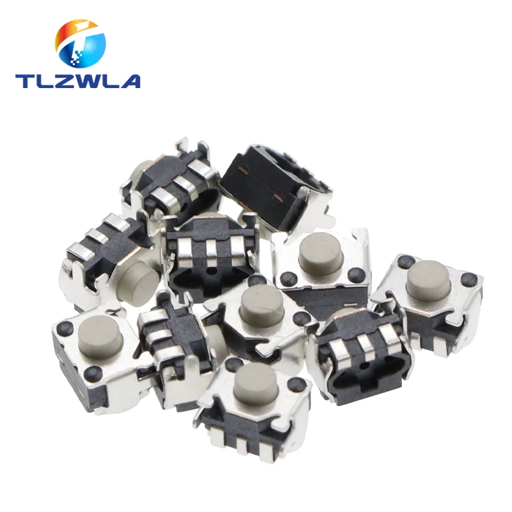 50 PZ 3*4 mm SMD Interruttore tattile 3X4mm Micro pulsante Interruttori tattili per fotocamera digitale