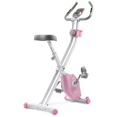 Sunny Health & Fitness Pink Foldable Magnetic X-Bike Pro