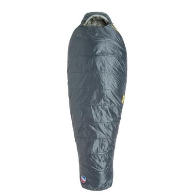 Big Agnes - Anthracite 30 - Kunstfaserschlafsack Gr Long - Bodysize: 198 cm Zip: Left Slate