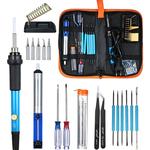 Decdeal - Kit de fer à souder électronique 20 pièces, avec outils de réparation électroniques à