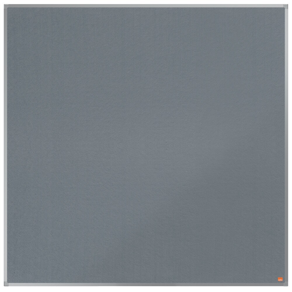 Nobo Filz-Notiztafel Essence Aluminiumrahmen 1200x1200mm grau Image