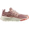 Wanderschuh SALOMON "PATROL J", Gr. 34, burlwood, vanilla ice, emberglow, Textil, Synthetik, sportlich, Schuhe, wasserdicht