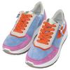 Keilsneaker ARA "NEW YORK", Damen, Gr. 5 (38), azurblau multi, Textil, Veloursleder, Glattleder, sportlich, Schuhe, Pride Sneaker, Schnürschuh in Komfortweite H (= sehr weit)