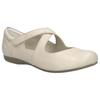 Riemchenballerina JOSEF SEIBEL "Fiona 72", Damen, Gr. 41, beige (creme), Leder, elegant, Schuhe, Spangenschuh, Halbschuh, Festtagsschuh mit Klettverschluss