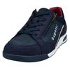 Sneaker BUGATTI, Herren, Gr. 44, blau, Lederimitat, Textil, sportlich, Schuhe, Schnürschuh, Halbschuh, Freizeitschuh mit Kontrastbesätzen, Topseller