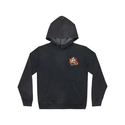 Hoodie DC SHOES "Leading The Pack", Kinder, Gr. 16(165-172cm), schwarz (schwarz acid), 55% Baumwolle, 25% Baumwolle, 20% Polyester, Sweatshirts Image