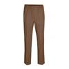 Stoffhose BRÜHL "Gustav", Herren, Gr. 28, EURO-Größen, beige (sand), 3% Elasthan, 97% Baumwolle, unifarben, casual, lang, Hosen, aus Popeline-Stretch