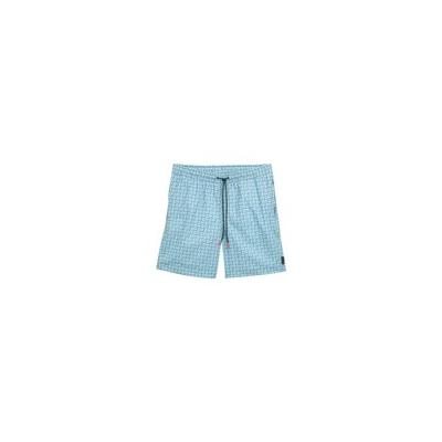 TOM TAILOR Herren Badeshorts mit Print, blau, Gemustert, Gr. M Image