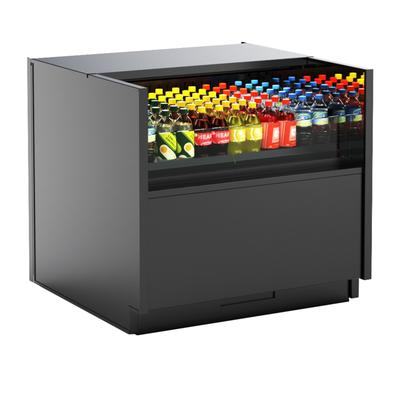 Structural Concepts C33R-CH 35 5/8" Oasis Vertical Open Air Cooler w/ 1 Level, 110-120v, Black