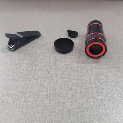 TEMU 1pc High-definition 8x Optical Phone Telescope Lens, Pvc Material, Clip-on Smartphone Camera Lens With , No Battery Required Image