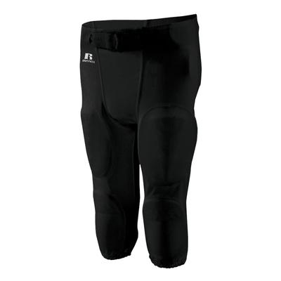Russell Athletic F25PFP Practice Football Pant in Black size XL | Polyester