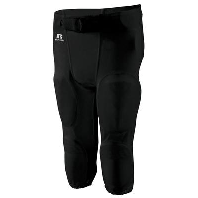 Russell Athletic F25PFP Practice Football Pant in Black size Large | Polyester