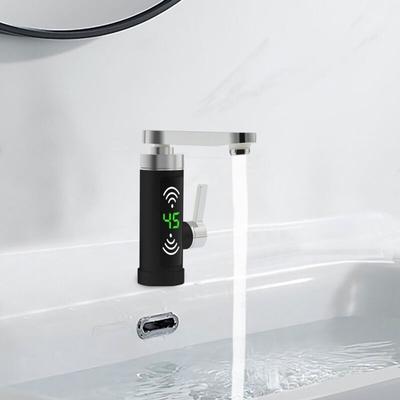 Senderpick - Elektrischer Wasserhahn mit Durchlauferhitzer Schnelle Elektrische Warmwasserber Image