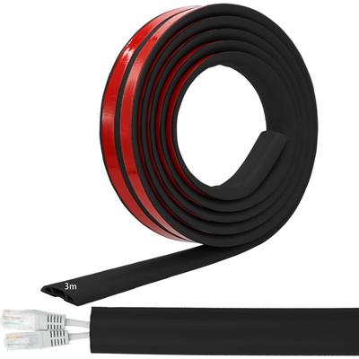 3M Kabelkanal, selbstklebende Boden-Kabelbrücke, flexibler PVC-Bodenkabelschutz, Image
