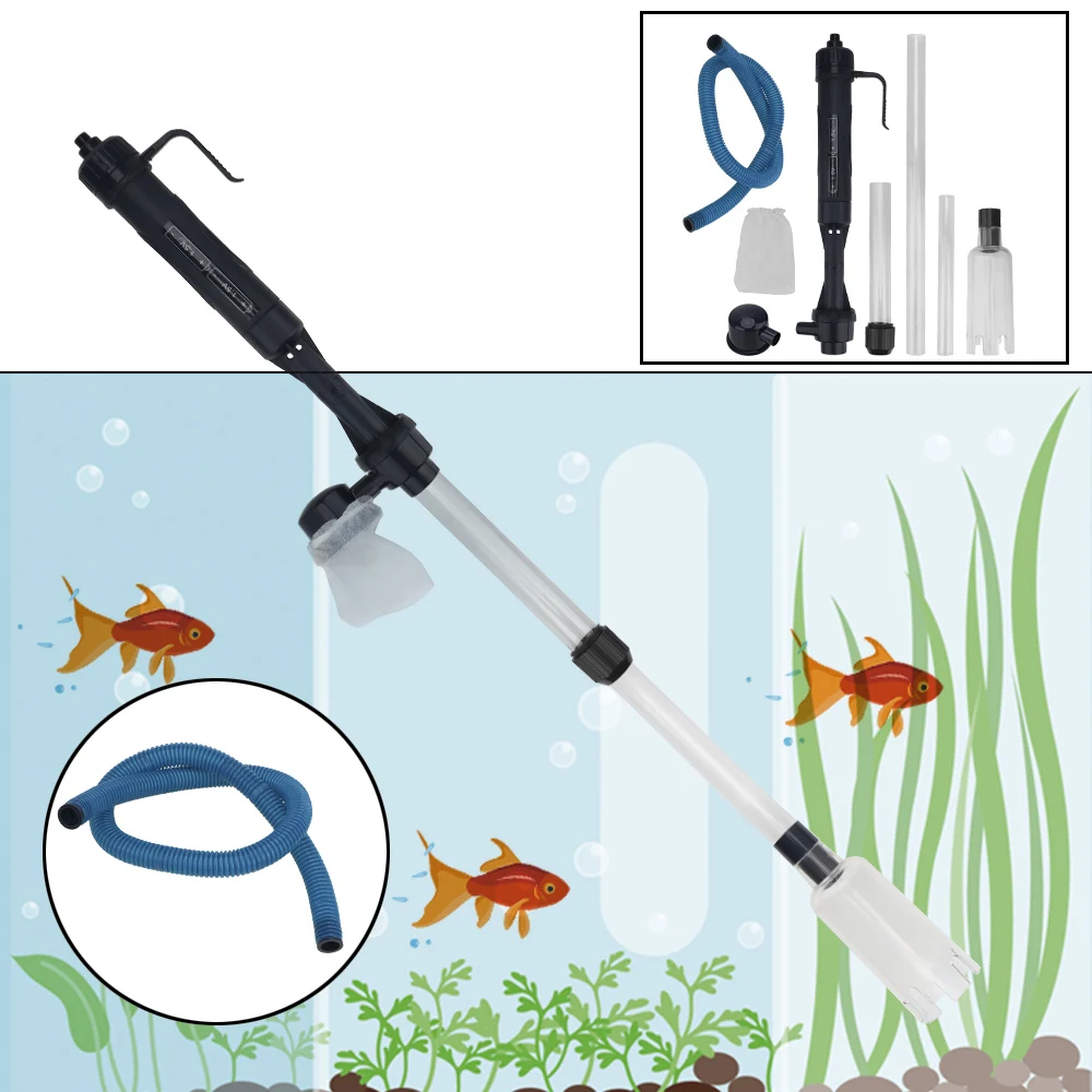 Elektrische Wasser wechsel pumpe Kies reiniger Werkzeug Abfallent ferner Filter Werkzeuge Aquarium Aquarium Rohr Image