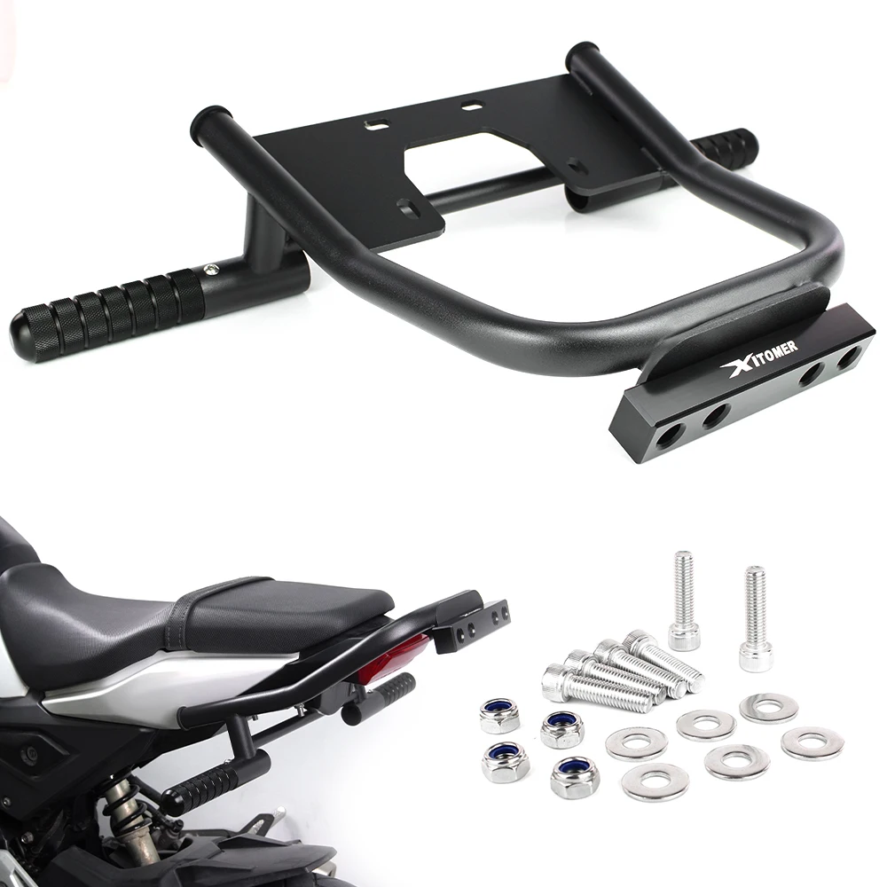 Für Honda Grom 125 MSX 125 2016 2017 2018 2019 2020 Motorrad Stahl Subcage und Kratzstangen Hinten Peg Unterstützung Stunt 12 uhr Image