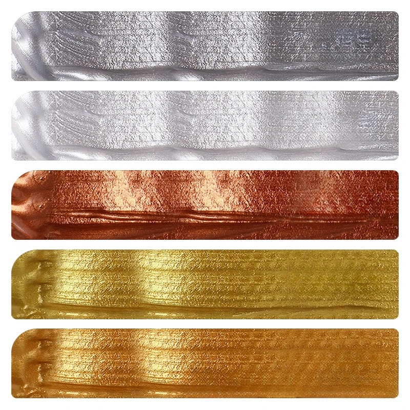 300ml Dosen metall farbe Acrylfarbe Silber Buddha hellgold Perl glanz farbe Wandmalerei wasserdichtes Kunst pigment