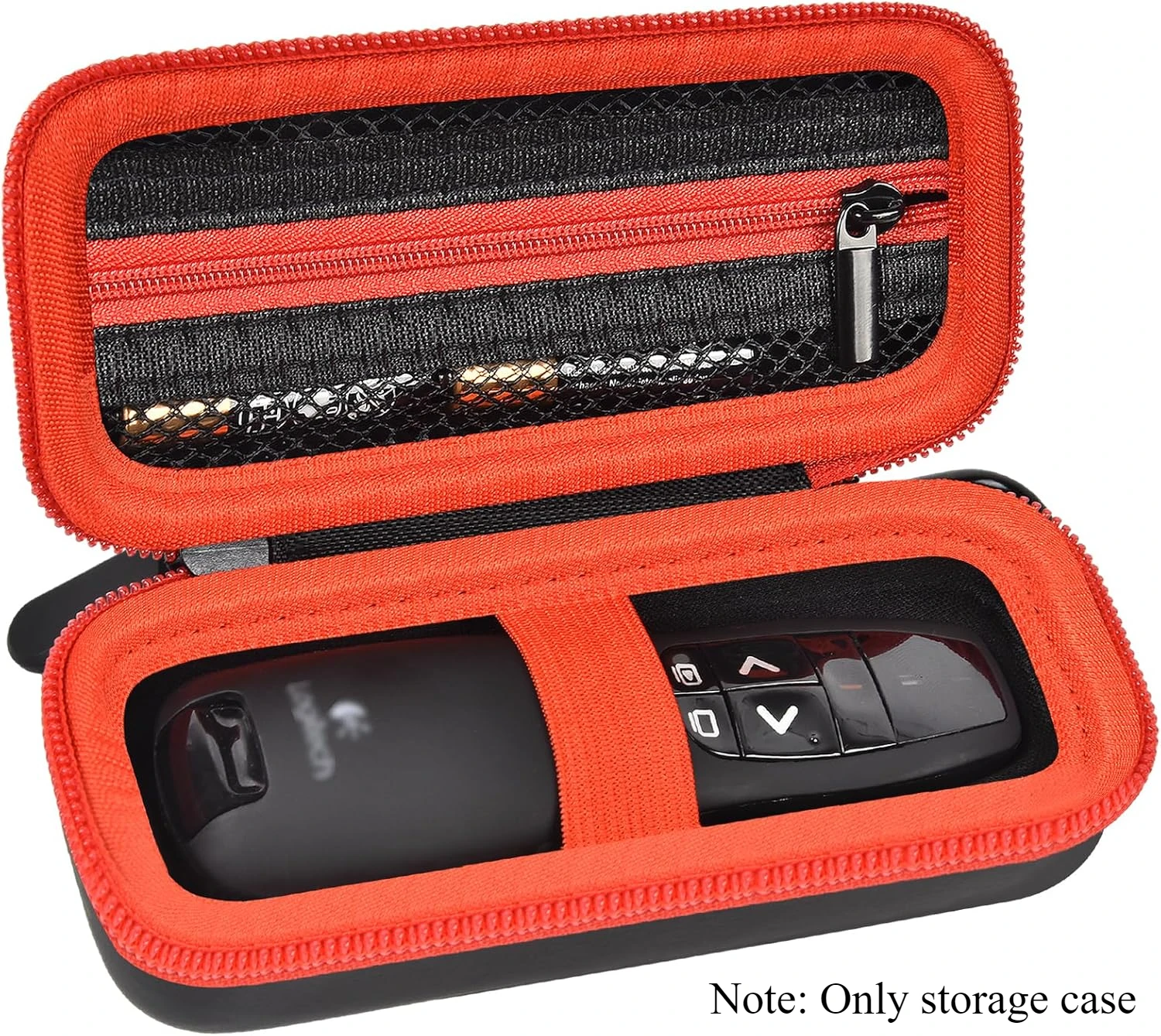 NUR CASE Hülle kompatibel mit Logitech Wireless Presenter R400 Wireless Presentation Remote Clicker, Pointer Storage Organizer Image