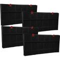 Vhbw - 4x filtro a carboni attivi compatibile con Whirlpool AKR699WH-2, AKR703IX, AKR699NB-2,