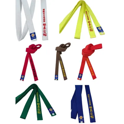 International Karate Federation Kyokushi Sports Color Belt,Unisex Martial Arts Customized Processing