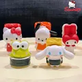 5 pz/set TAKARA TOMY Genuino Sanrioed Personaggio Sushi Doll My Melody Hellokitty Gashapon Action Figure Modello Giocattoli Regalo