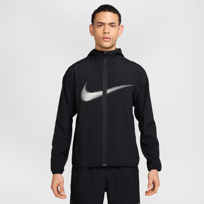 Nike Form Men's Dri-FIT Hooded Jacket - Black - Polyester