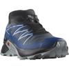 Trailrunningschuh SALOMON "METACROSS 2 M", Gr. 43, schwarz, lapis blau, quarry, Synthetik, Textil, sportlich, Schuhe, wasserdicht