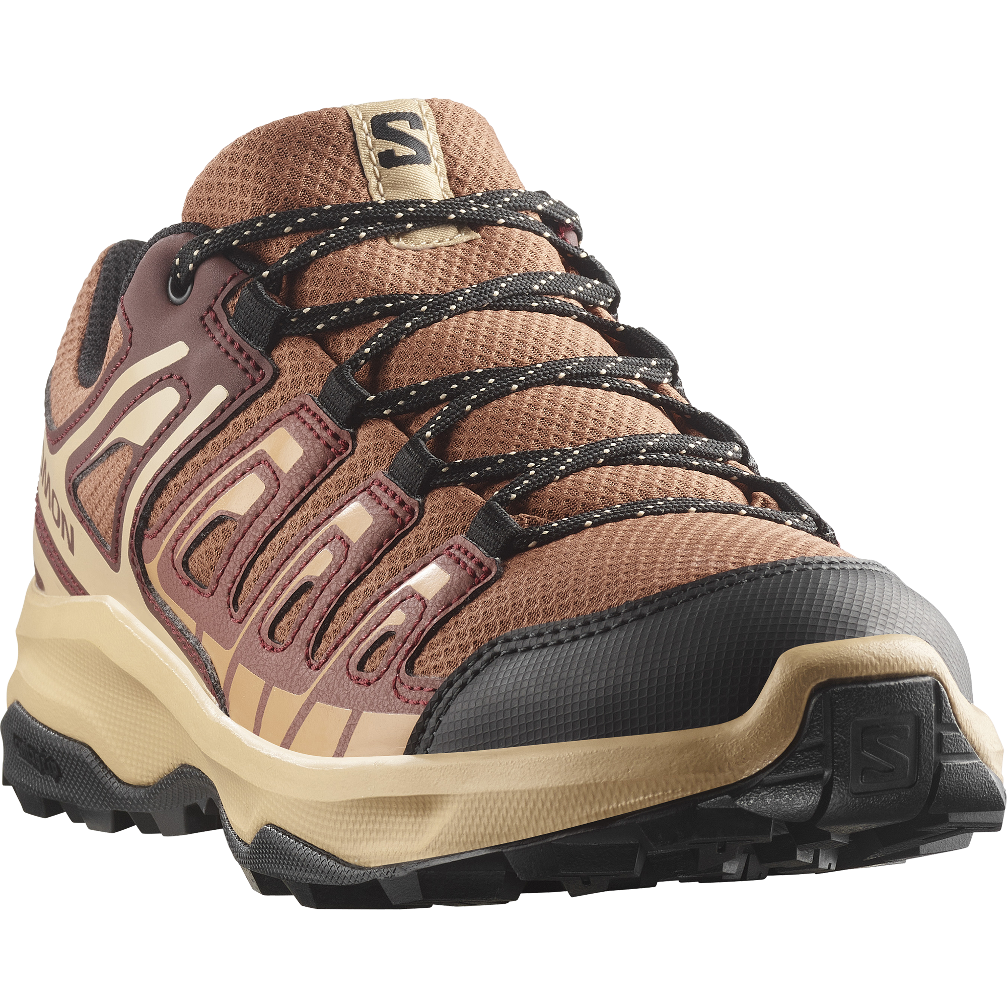 Wanderschuh SALOMON "EXTEGRA W", Damen, Gr. 39, russet, henna, butterum, Synthetik, Textil, Schuhe Wanderschuh, wasserdicht