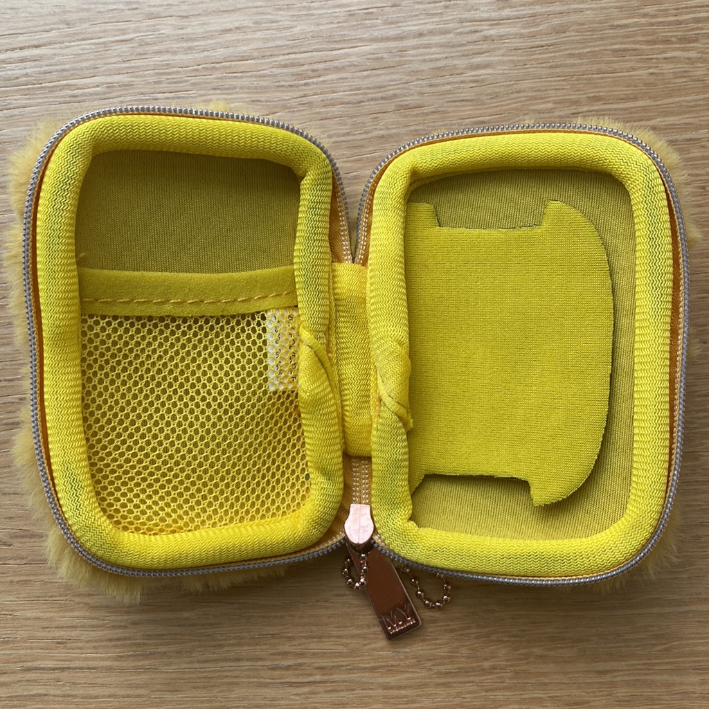 Urban Outfitters Headphones | Urban Outfitters Fluffy Airpods And Headphones Case | Color: Tan/Yellow | Size: Small