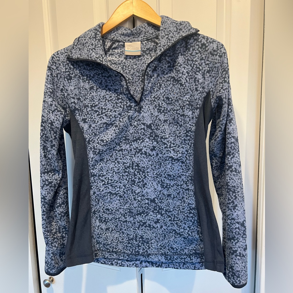 Columbia Sweaters | Women’s Columbia Fleece Zip-Up | Color: Blue | Size: S