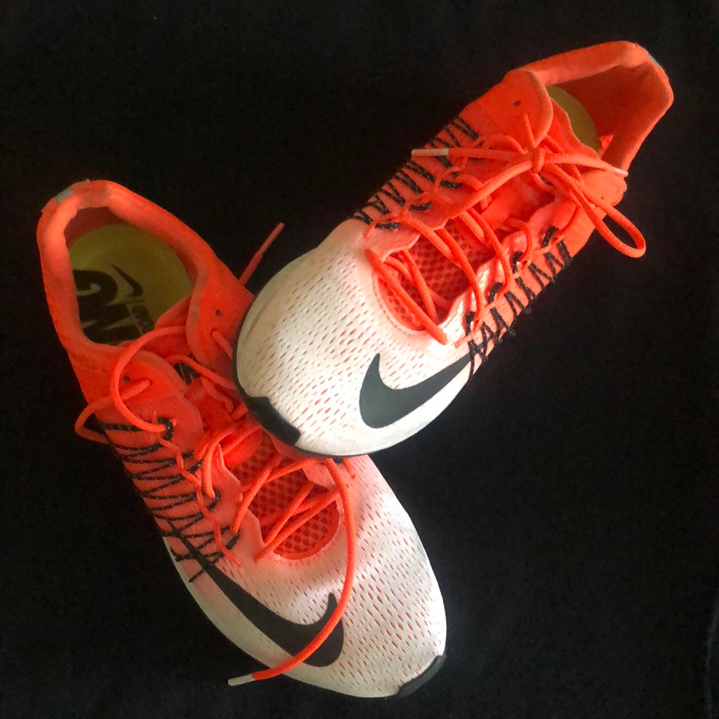 Nike Shoes | Women’s Nike Racing Tennis Shoes | Color: Orange/White | Size: 8