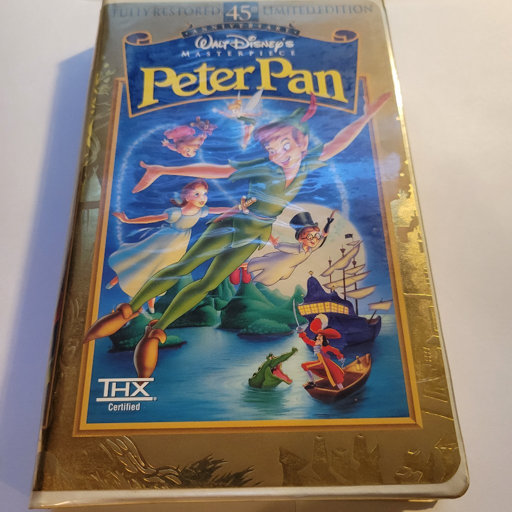 Disney Video Games & Consoles | Walt Disney's Masterpiece Peter Pan Vhs Video | Color: Red | Size: Os