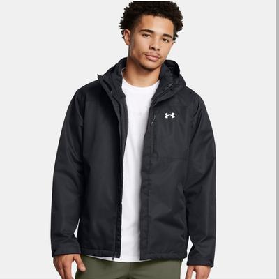 Under Armour Jackets & Coats | Under Armour - Mens Porter 3-In-1 2.0 Jacket, Color Black/Black/Pitch Gray (001) | Color: Black | Size: Xxl