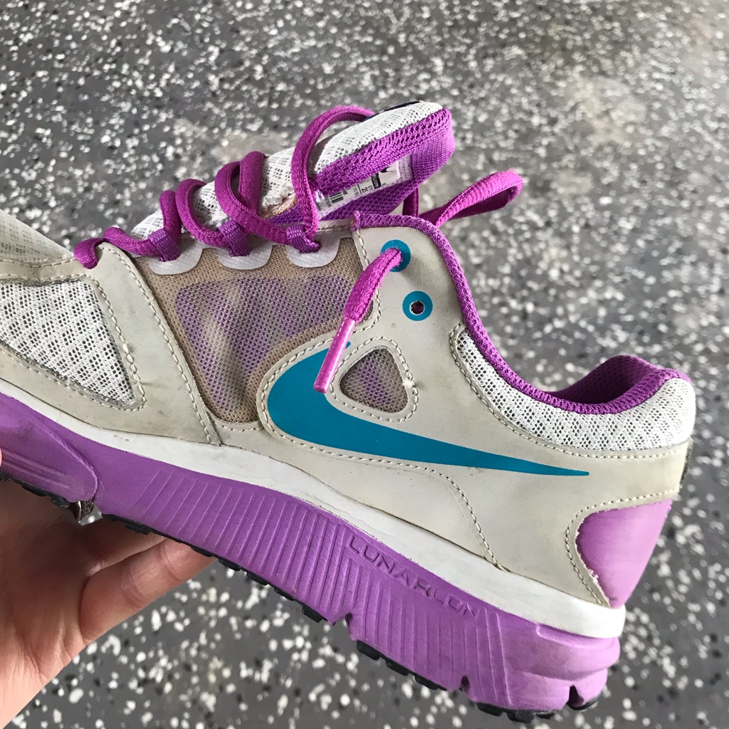 Nike Shoes | Womens Nike Tennis Shoes Size 8 Purple And Gray. | Color: Purple | Size: 8