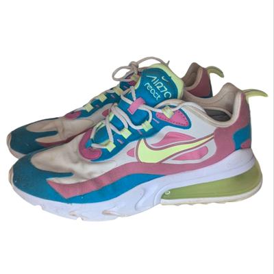 Nike Shoes | Woman's Nike Air Max 270 React Pastels Size 8 Woman's Nike Sneakers | Color: Pink/White | Size: 8