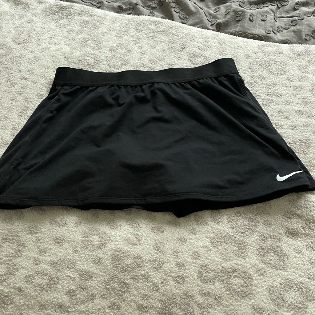 Nike Skirts | Womens Nike Tennis Skirt | Color: Black | Size: L